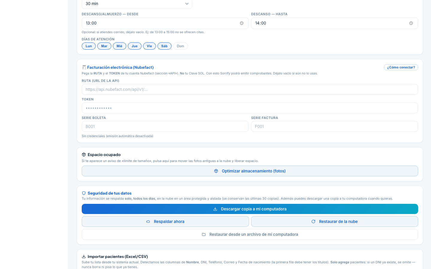 Emisión de boleta y factura electrónica desde Sorrify